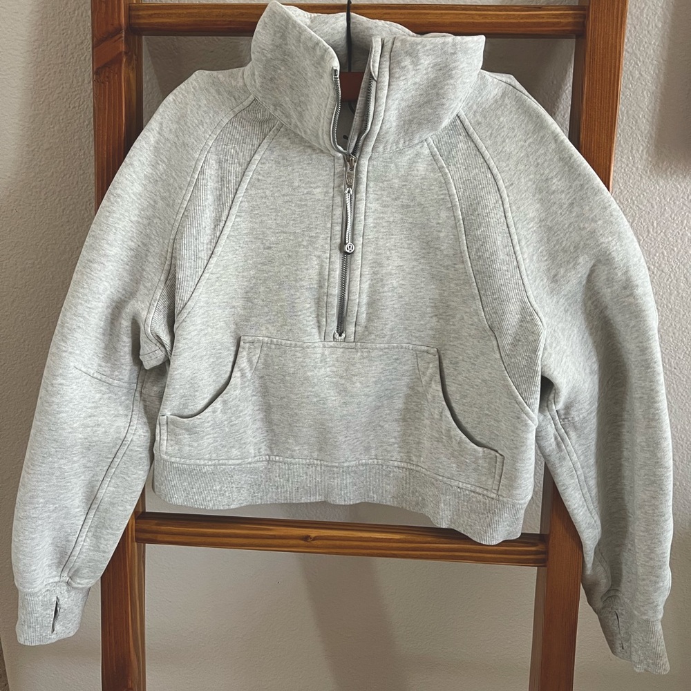 Scuba Oversized Funnel-Neck Half Zip